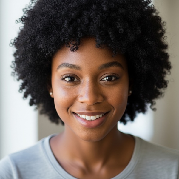 Afro Puff hairstyle preview