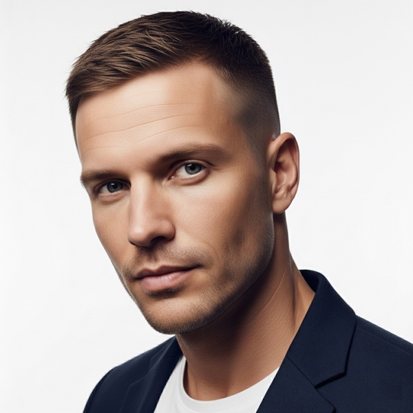 Buzz-Schnitt Verlauf hairstyle preview