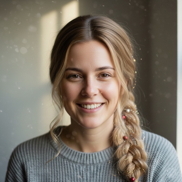 Festlicher Fischgrätenzopf hairstyle preview