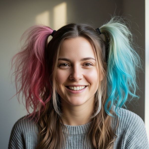 Harley Quinn Zöpfe hairstyle preview