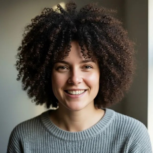 Long Natural Afro