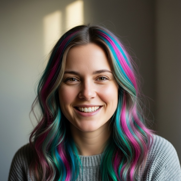 Neon-Strähnchen hairstyle preview