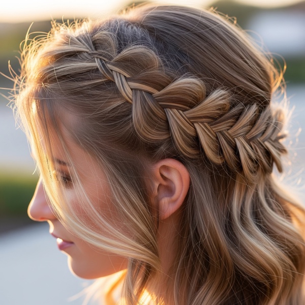 Seitenzopf hairstyle preview