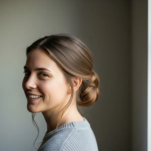 Sleek Low Bun