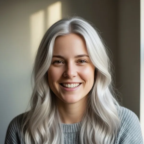 Winter Silver Hair